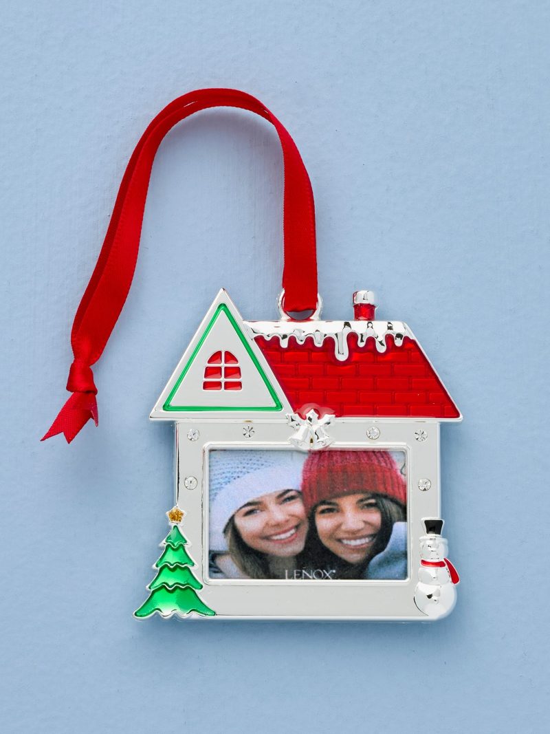 House Frame Silverplate Ornament